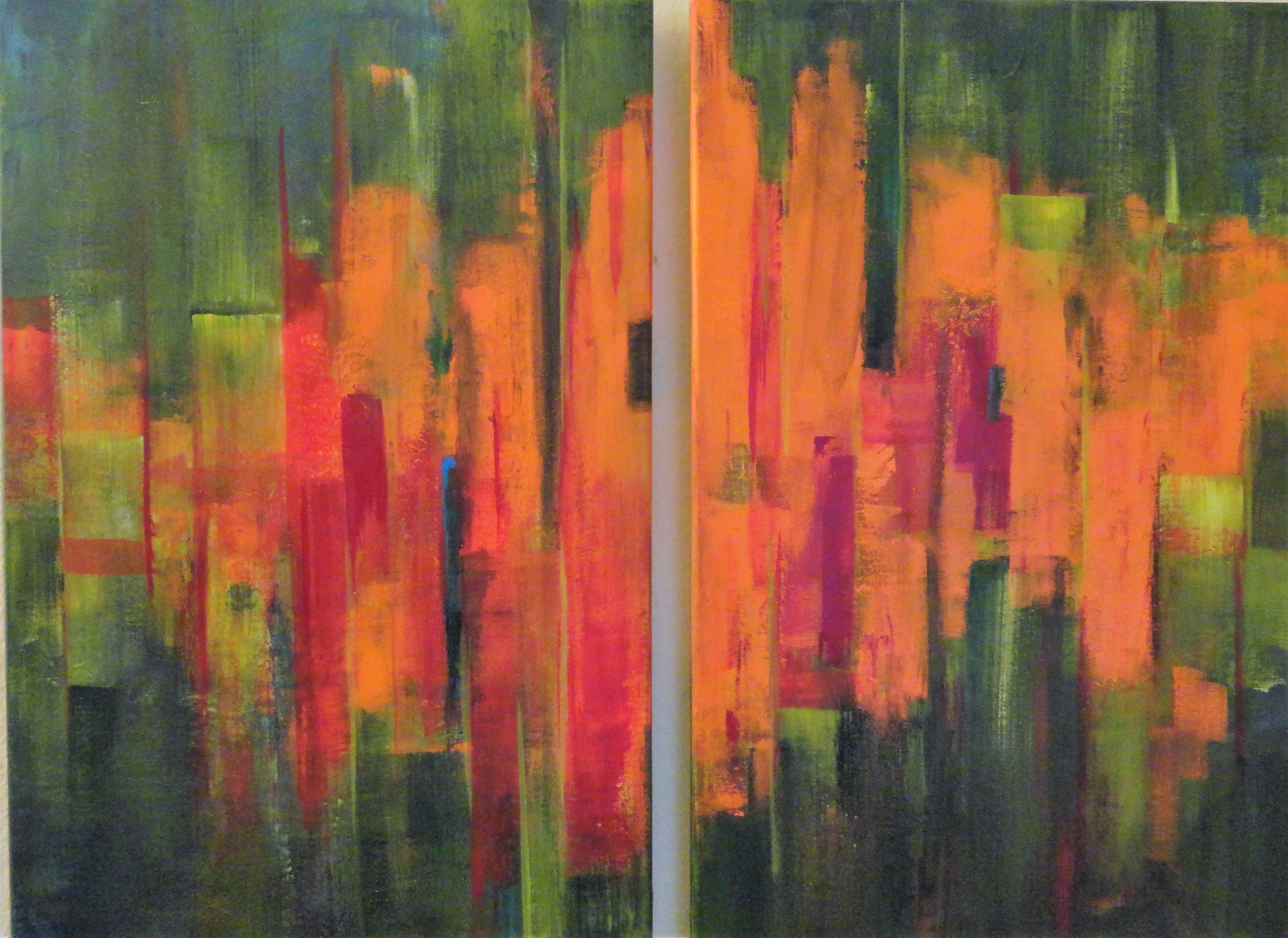 Bild Farbkontrast rot / grün