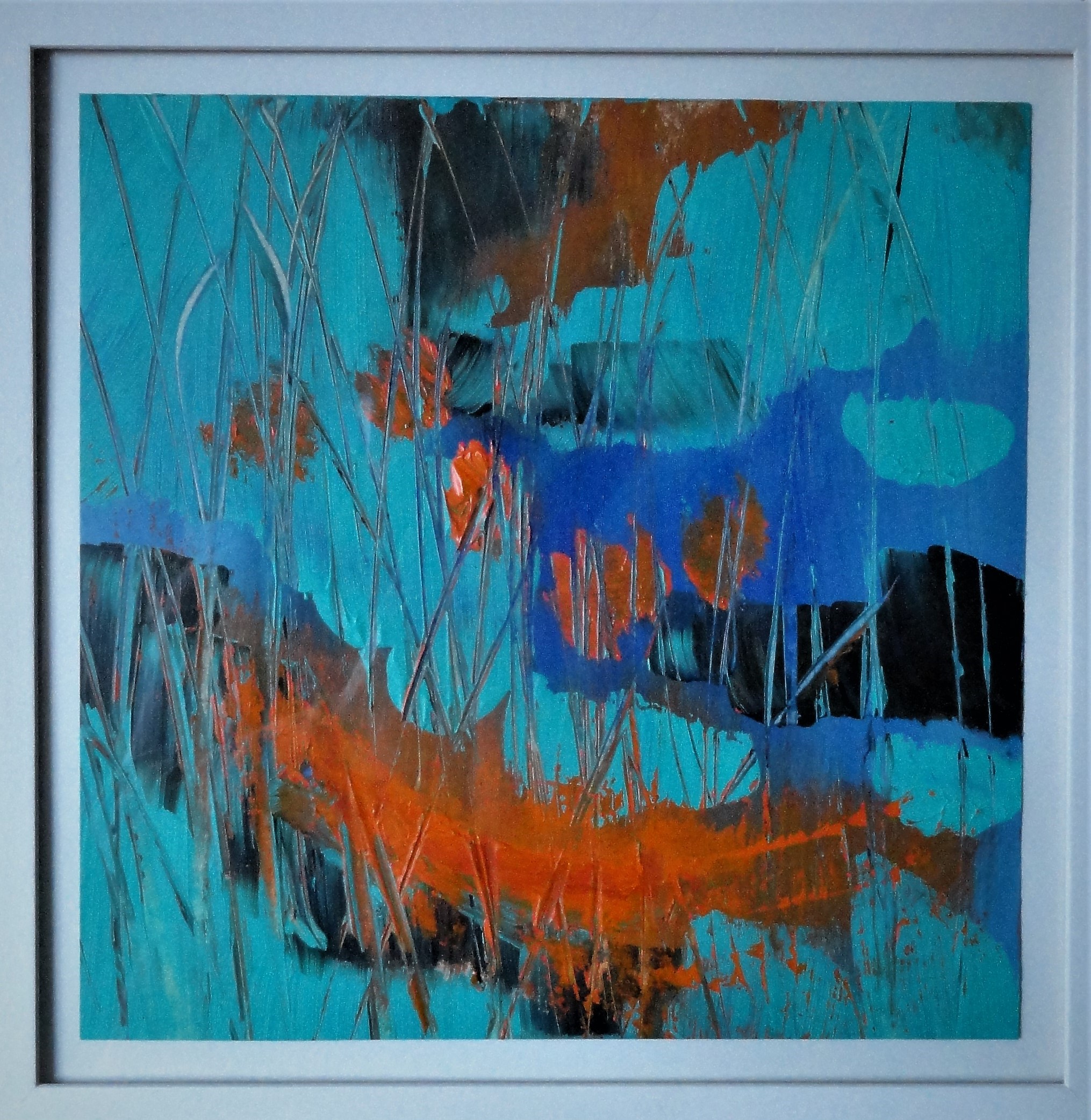 Bild Farbenspiel rot/blau