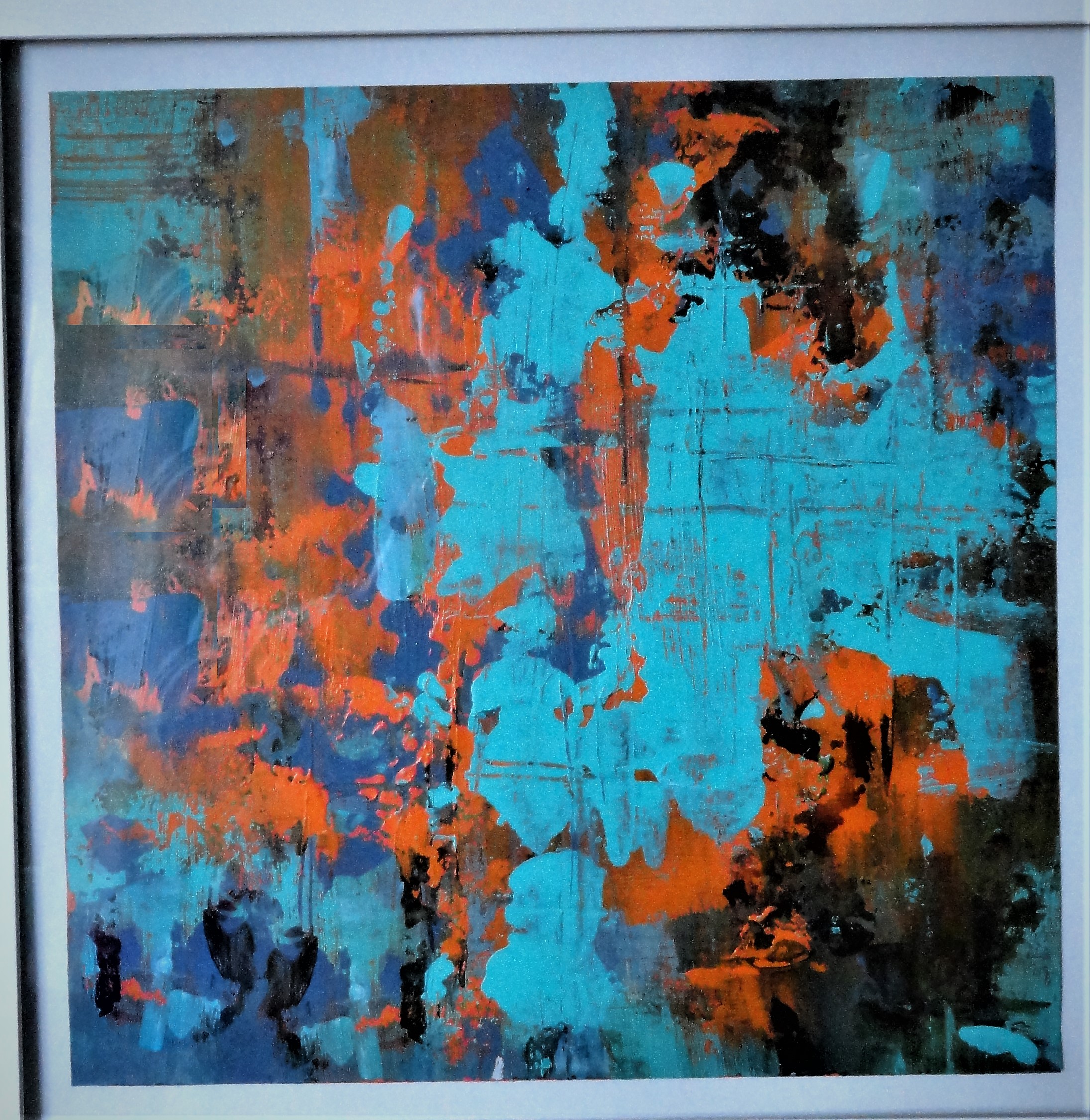 Bild Farbenspiel rot / blau