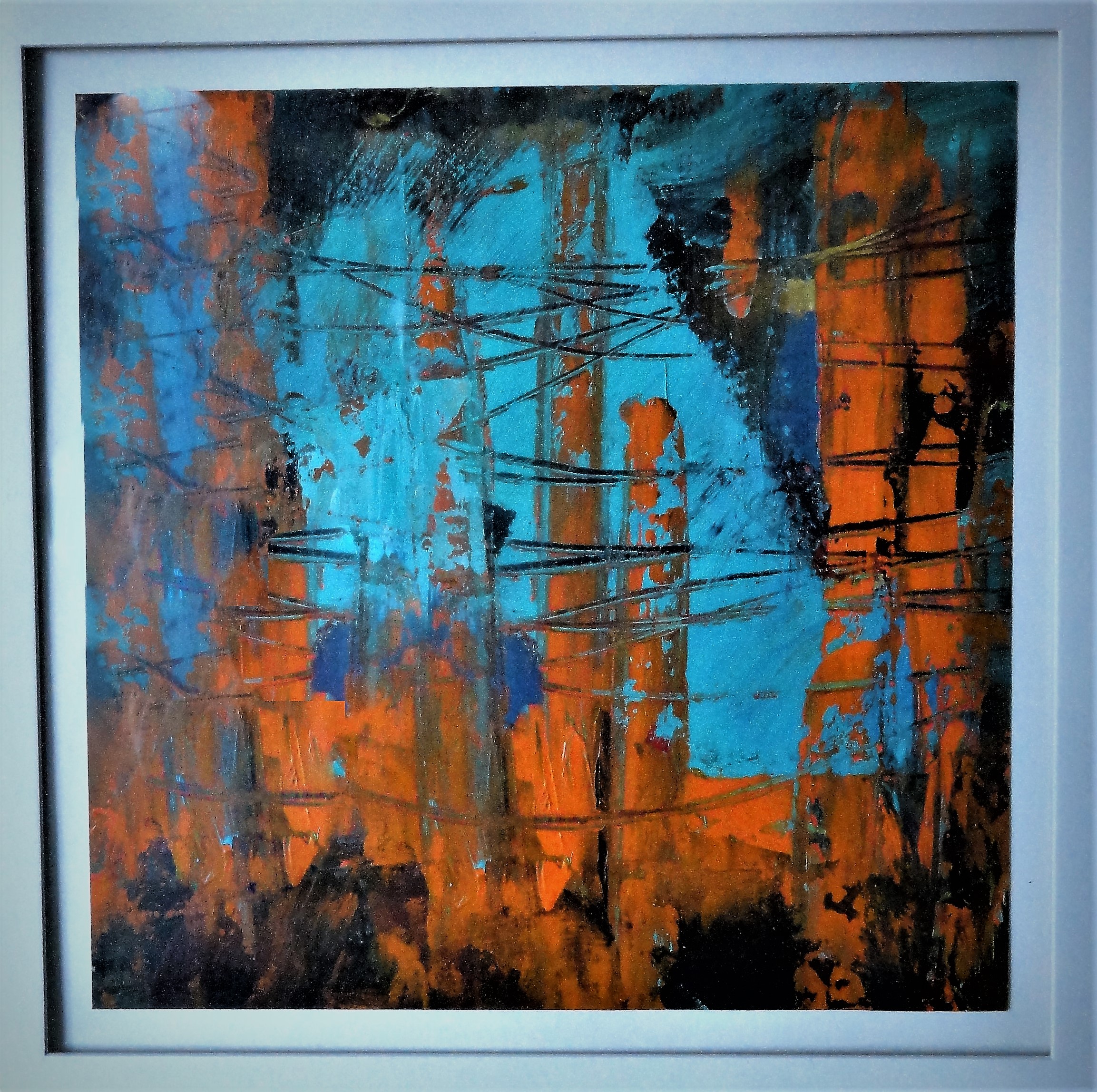 Bild Farbenspiel rot / blau